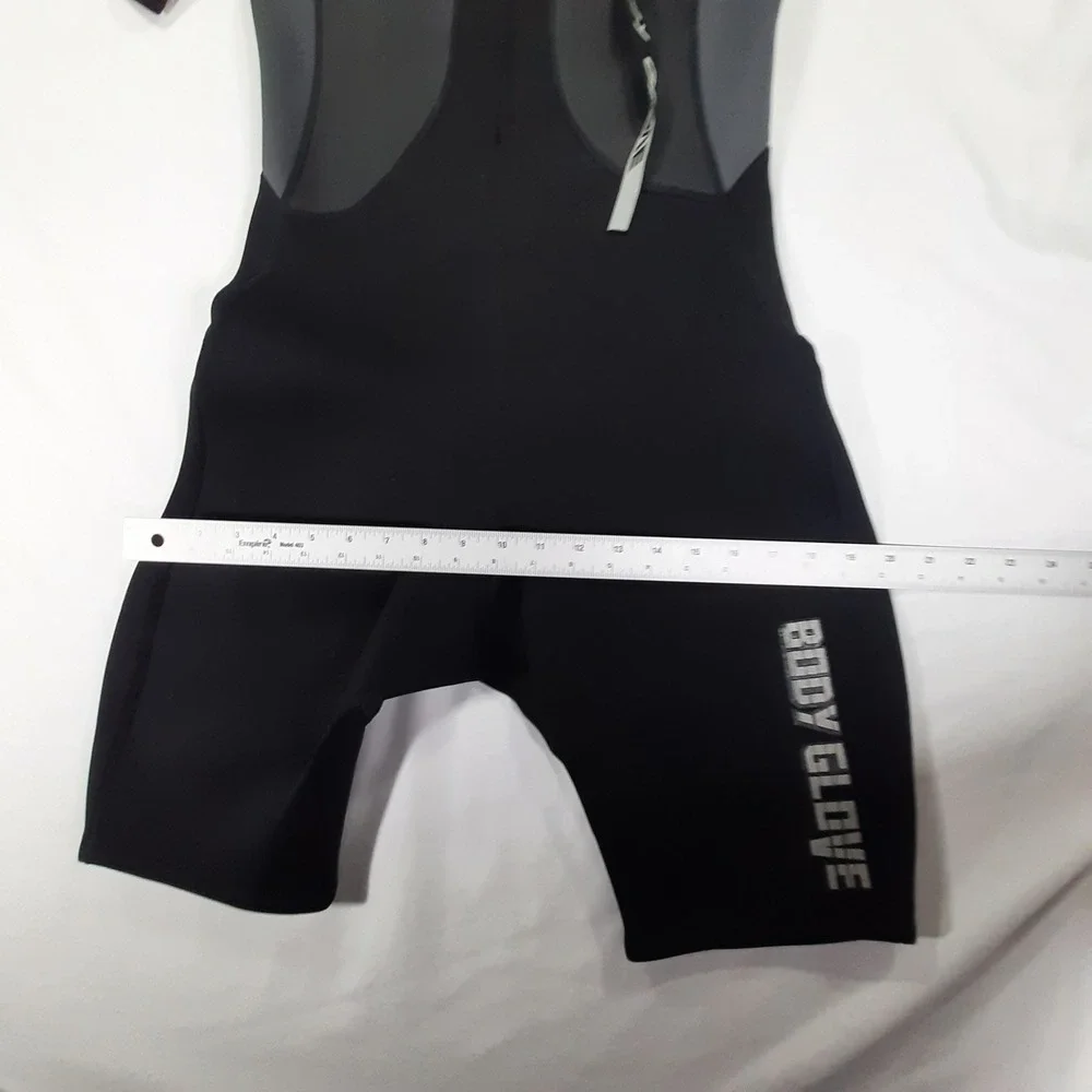 Body Glove Pro 3 Mens Shorty Wetsuit 2/1mm Black Grey Size Large *crease